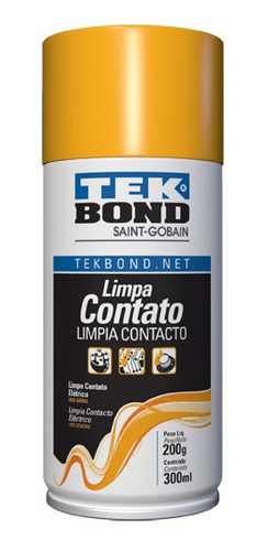 Imagem 1 de 2 de Spray Limpa Contato Elétrico Multiuso 300ml Tek Bond