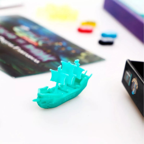 Kit 2 Tiny Epic Pirates E Expansão Maldição Jogo Tabuleiro