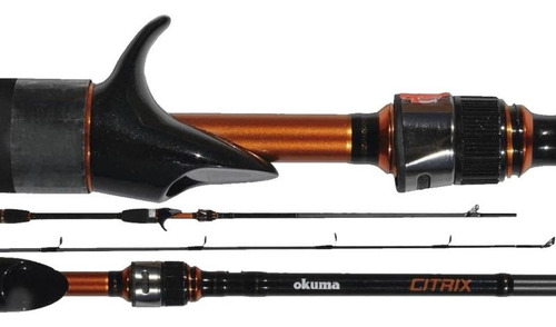Caña Okuma Citrix Travel 2.37 Mts 15-30 Lbs 4tramos Color Negro