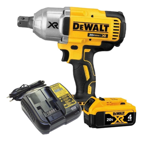 Chave De Impacto 3/4 A Bateria 20v 4ah Xr Max Dcf897 Dewalt