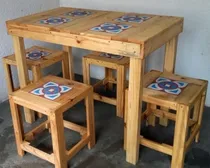Comprar Mesas Para Restaurantes De Madera Con Azulejos 