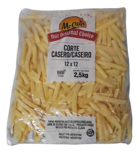 Papas Congeladas Mc Cain Corte Casero X 2,5 Kg