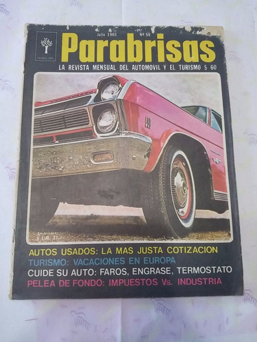 Parabrisas 56 Road Test Pick Up Dodge D 100 Lancha Dorado