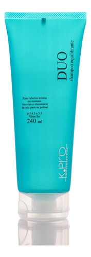 Shampoo Sem Sal K.pro Linha Ice Duo 240ml