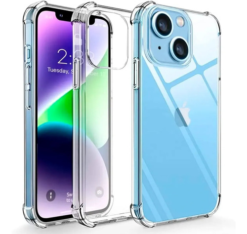 Protector Transparente P/ iPhone 14 Plus Cristal Case Febo