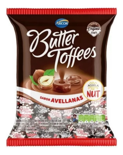 Caramelos Butter Toffees Avellanas - Nut X648gr