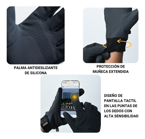 Guantes Deportivos Termicos Invierno Aonijie