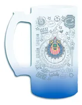 Comprar Tarro Cervecero Esmerilado 16 Oz Club Chivas Tipos Liga Mx