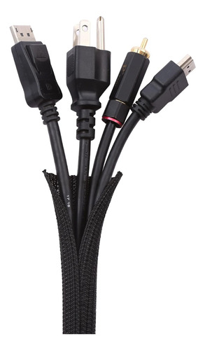 Keco 25 Pies - Funda De Gestión De Cables De 1 Pulgada Prote