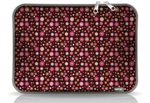 Funda Notebook Neoprene 15,6´´ Estampado Flores Rosas Cdtek