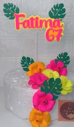 Bolo flores 15 anos  Compre Produtos Personalizados no Elo7