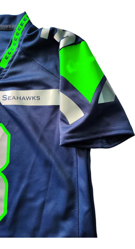 Playera Seahawks Poliester Vinil Para Niño