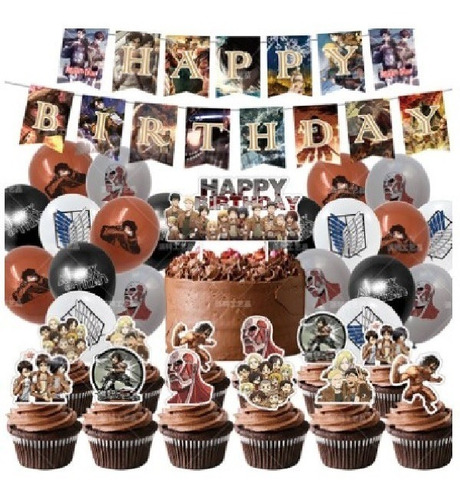 Pack Globos Attack On Titan (46pcs)