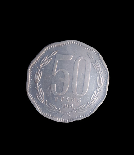 Moneda Chile 50 Pesos 2014