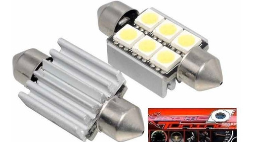 Lampara Fusible O Tubular Canbus 6 Leds  No Marca Error-disi