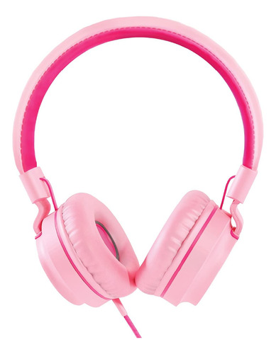 Auriculares Talk Works, Con Cable/rosa/ligeros/plegables