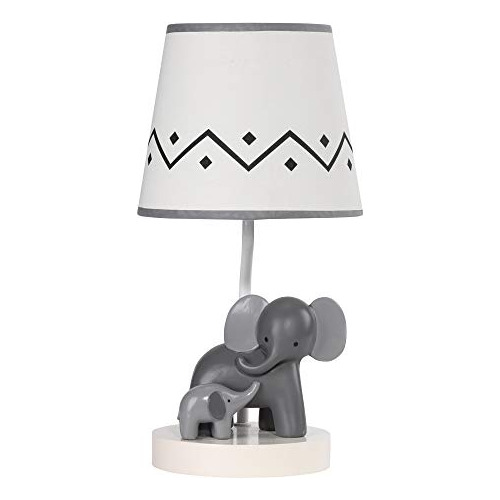Lámpara Infantil Elephant - Me & Mama - Blanco/gris