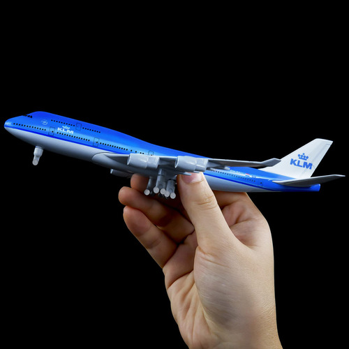 Modelo De Avión Busyflies Klm 747 A Escala 1:300