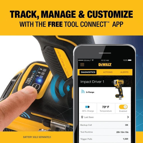 Herramienta Sin Escobillas Dewalt Dcf888b 20v Max Xr Conecta