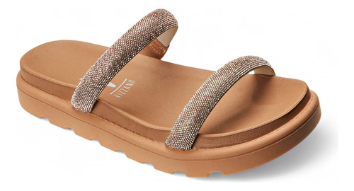 Papete Vizzano Plataforma Casual Dourado