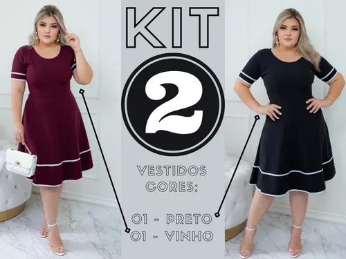 Vestido Evangélico Feminino Midi Godê Rodado Lançamento Pret