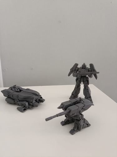 Figuras Robotech Set 3 Spartan 2 Generacion Dana Sterling