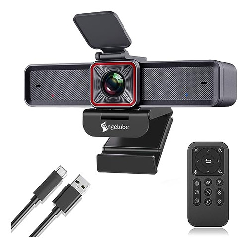 Cámara Web 4k Angetube Con Seguimiento Ia, Control Remoto