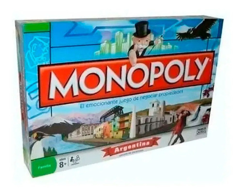 Juego De Mesa Monopoly Argentina 830 Hasbro