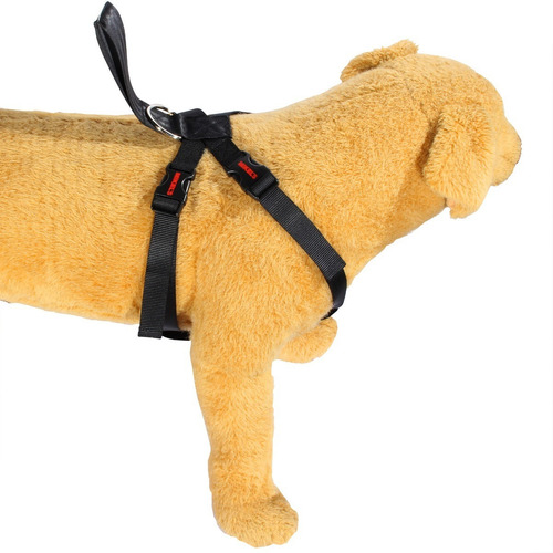 Cinturón Seguridad Mascotas Ajustable Mikels Cisma 60-90 Cm Color Negro