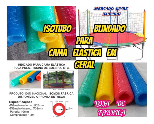 Haste 8+isotubo 8+ponteira 8+rede P/pula Pula 3.05mts+brinde