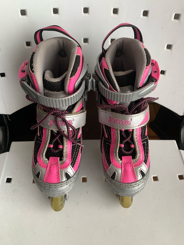 Rollers Joma Mito Extensibles Gris Rosa Para Niños 30-33 6.4 Cm Gris / Rosa (Usado)