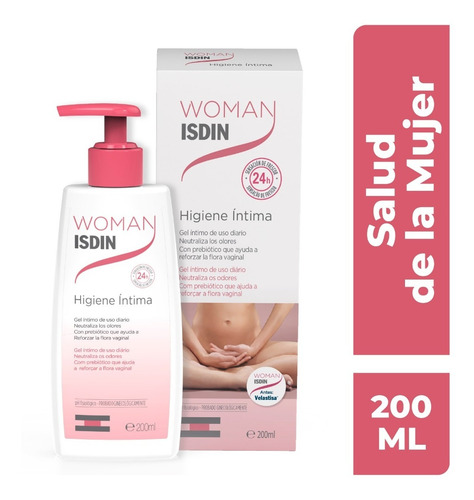 Imagen 1 de 3 de Woman Isdin Gel De Baño Higiene Intima 200ml