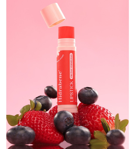 Stick Labial Hidratante Sabor Frutas Vermelhas Hidrabene 5g