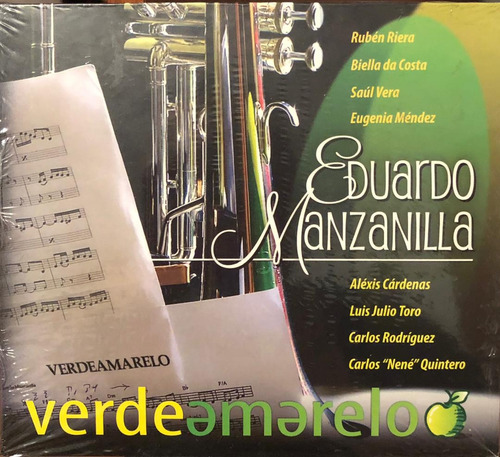 Cd - Eduardo Manzanilla / Verde Amarelo. Album (2010)