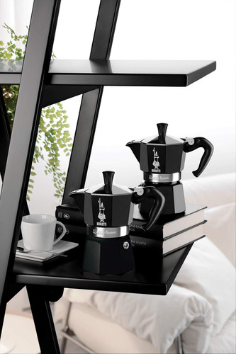 Bialetti 4953 Cafetera Espresso Moka Express, Negra 6 Taz...