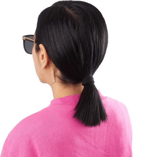 Liga Para Cabello 72 Pzs Donitas Elástica Dif Colores Color Negro