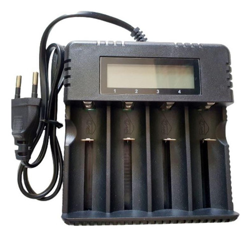 Carregador Bateria Digital Hd8992a Para 4 Baterias