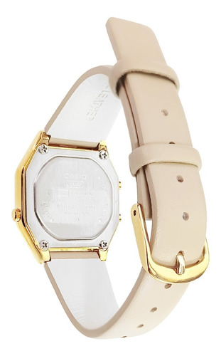 Imagen 3 de 3 de Reloj Casio Premium Vintage Cuero Mate La680wegl-4vt