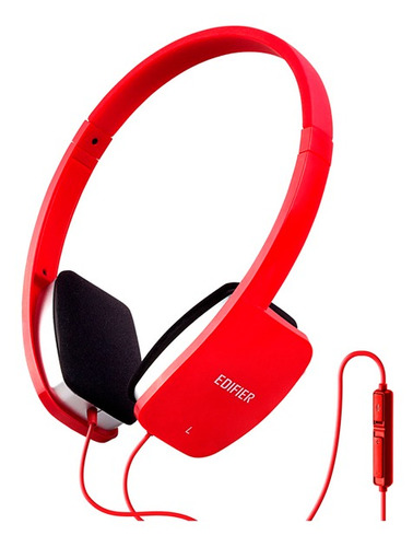 Auricular Con Microfono Edifier K680 Rojo