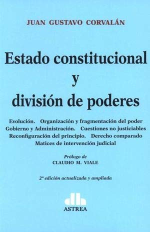 Libro Estado Constitucional Y Division De Poderes (2 Edicion