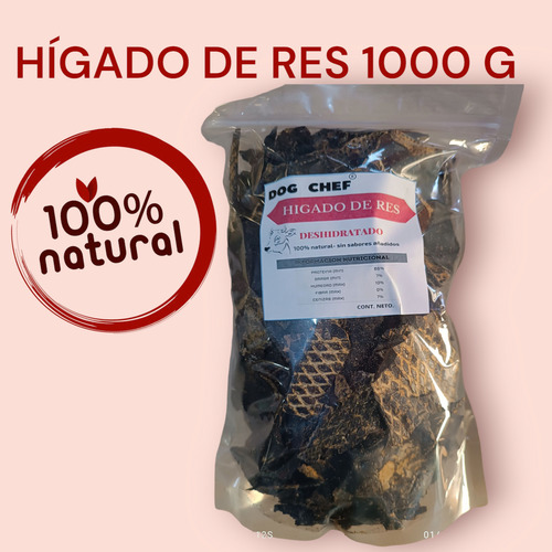 Higado Deshidratado De Res 2 Kg (grado Consumo Humano)