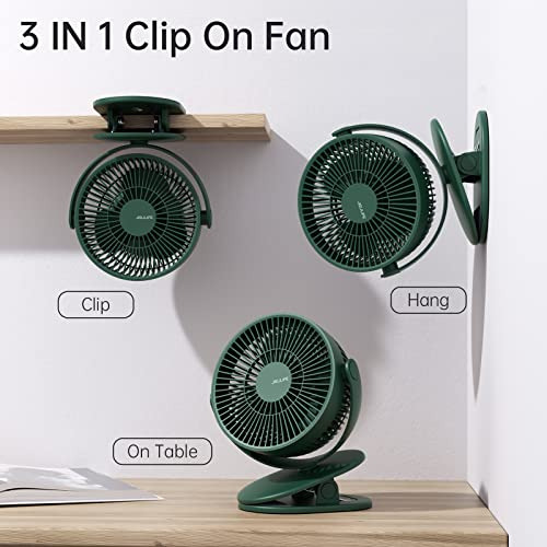 Ventilador Mini Recargable 3 En 1 Clip Y Escritorio