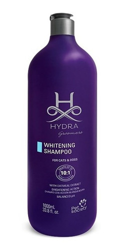 Shampoo Blanqueador Perro Gato Hydra Pro Whitening 1 L