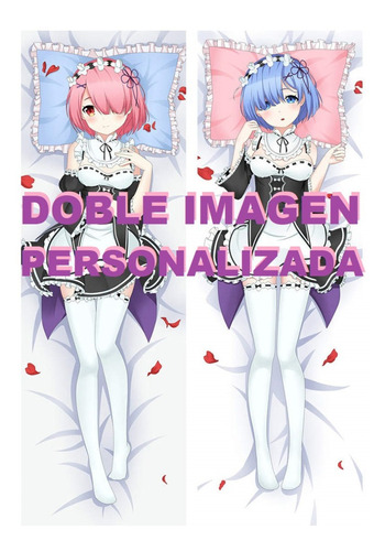 Funda Doble Dakimakura Gigante Personalizada Anime