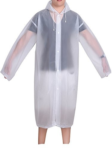 Mudder Adulto Impermeable Portatil Poncho De Lluvia Con Ca