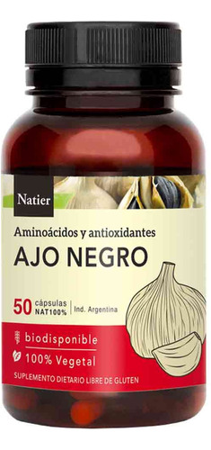 Ajo Negro Natier X 50 Cápsulas