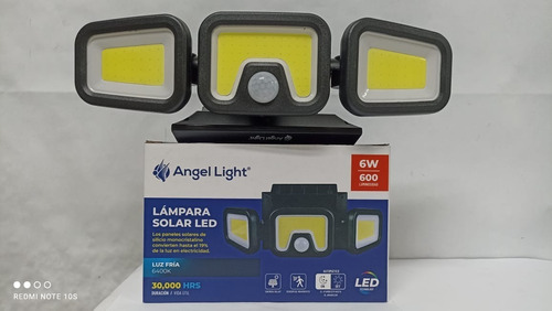 Lampara Led   6w C/panel Solar Angel Light:a105-n866c