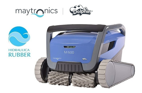 Imagen 2 de 9 de Robot Limpiapiscinas Dolphin M600 Semipro Hidraulica Rubber
