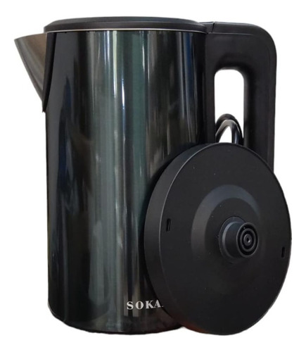 Hervidor Eléctrico de Acero Inoxidable de 2.5L, Apagado Automático, Color Verde, Rápido y Seguro para Cocina Moderna