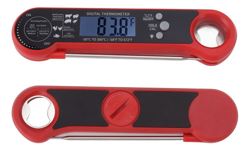 Luz De Fundo Digital De Indução De Carne Do Termômetro Red R